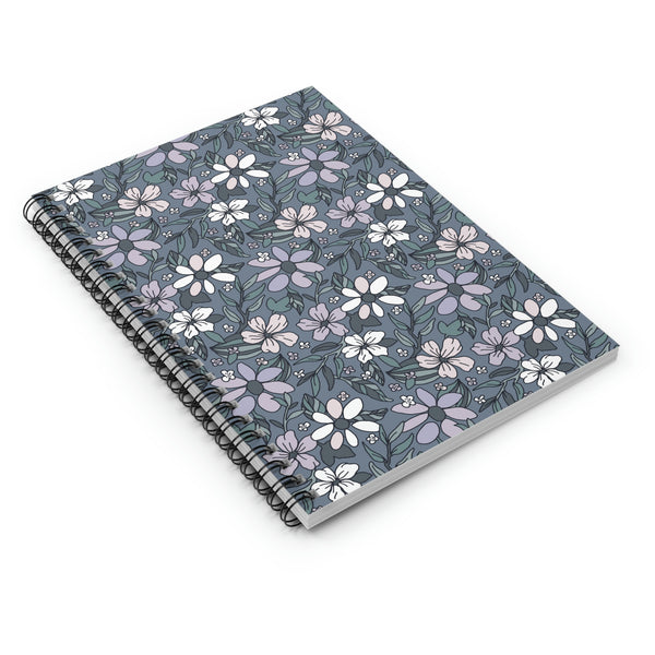 Plumager® Spiral Notebook - Midnight Fleur