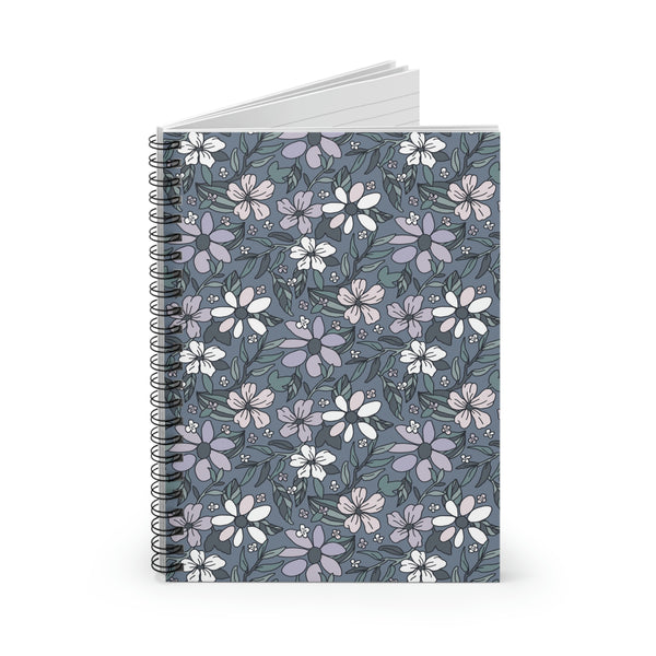 Plumager® Spiral Notebook - Midnight Fleur