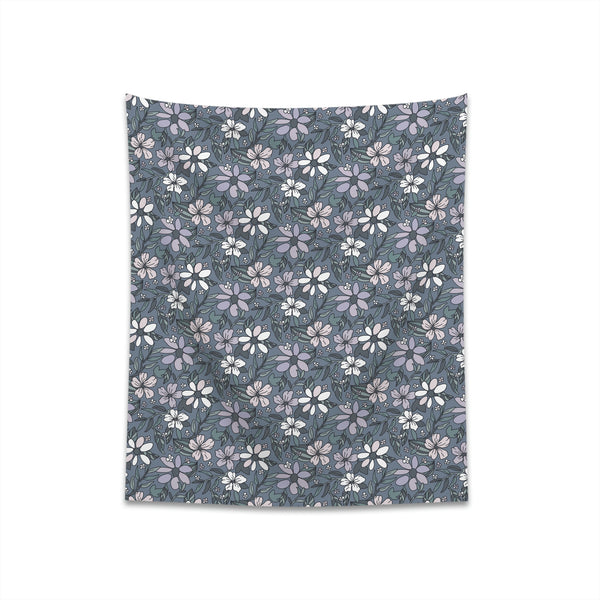 Plumager® Printed Fabric Tapestry - Midnight Fleur
