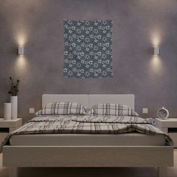 Plumager® Printed Fabric Tapestry - Midnight Fleur