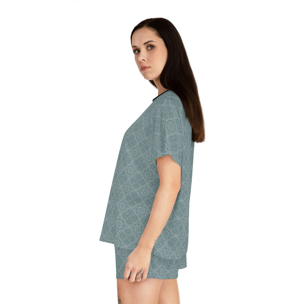 Plumager® Women's Short Pajama Set - Rosalind Geo